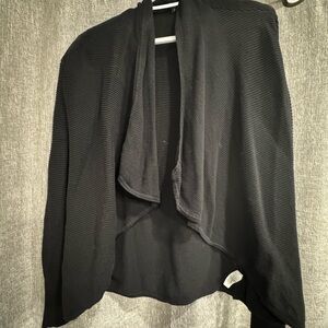 Express Women's Black Draped Shrug